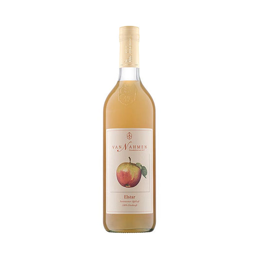 100% Bio-Direktsaft Elstar Apfelsaft von Nahmen, 750 ml, süß-säuerliche Aromatik, traditionelle Obstsorten