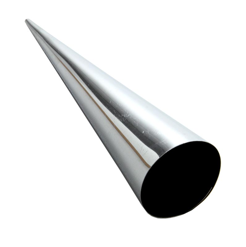 Moule en forme de croissant/cloche, cylindre en acier inoxydable, ø 3,5cm, 14cm de long, 1 pc