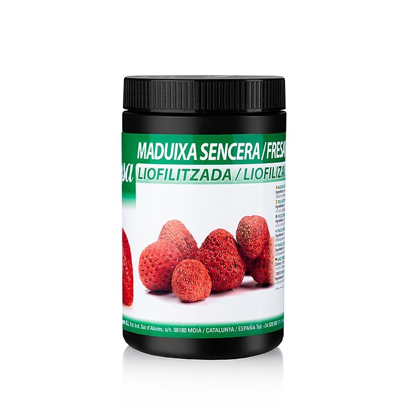 Sosa Gefriergetrocknete Erdbeeren, ganz (38014), 60 g | Molekulares Kochen | thungourmet