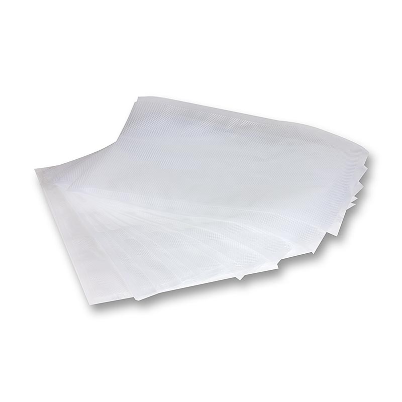 Vakuumbeutel mit strukturierter Folie, kochfest bis 90°C, 300 x 200mm, ideal für Sous-Vide, 50 Stück Geeignet für alle (Ansaug-) Vakuumierer ohne Kammer Unverzichtbar für die Zubereitung von Speisen in der Sous-vide Küche