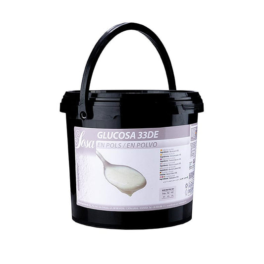 Große 3-kg-Packung Sosa Glukosepulver, ideal für Profi- und Hobbyköche zur Zubereitung von Desserts und Soßen, löst sich leicht auf und verleiht Gerichten dezente Süße, ohne den Geschmack zu überlagern