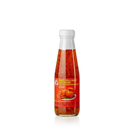 Chili-Sauce für Geflügel, Gold Label, Cock Brand, 180 ml: Süßlich-scharfe Dip-Sauce für Geflügel, vielseitig einsetzbar