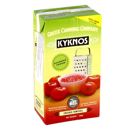Passierte Tomaten Kyknos aus Griechenland in einer 500g Verpackung