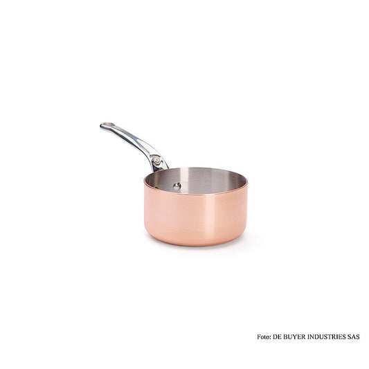 Casserole à induction « Prima Matera » de BUYER, cuivre et acier inoxydable, ø 14 cm (6206.14)