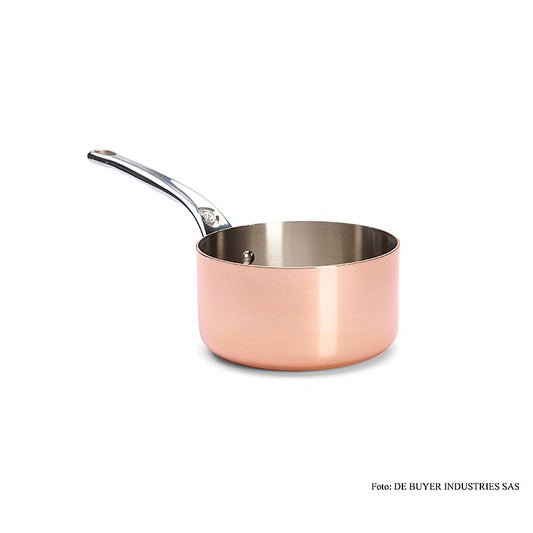 Casserole à induction « Prima Matera » de deBUYER, cuivre et acier inoxydable, ø 16 cm (6206.16)