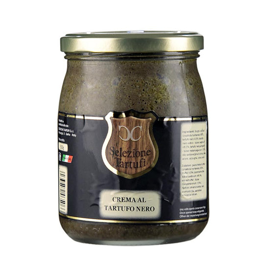 Trüffel-Sauce, mit Sommer- und Wintertrüffel, Oliven und Champignons, 500 g - Eine delikate Trüffelcreme, ideal für Feinschmecker
