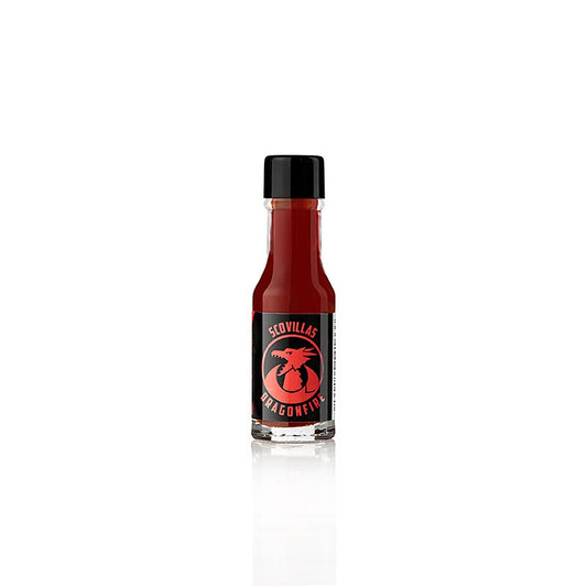 Scovilla Dragonfire, Salsa piccante estrema, Mini, oltre 100.000 Scoville, 3 ml