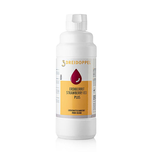 Colorante alimentare liquido Plus, rosso fragola, 923, Dreidoppel, 1 kg