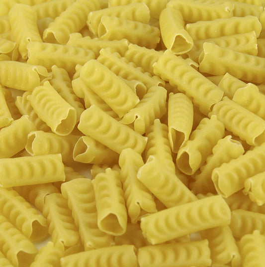 De Cecco Festonati, No22, 12 kg, 24 x 500g - kurze gekerbte Röhrennudeln, ideal für Fisch und Meeresfrüchte, bekannt als die italienische Supernudel aufgrund ihrer Fähigkeit, viel Sauce aufzunehmen