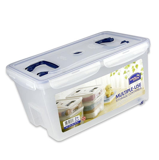 Lock & Lock Frischebox, rechteckig, luft- und wasserdicht, stapelbar, spülmaschinenfest