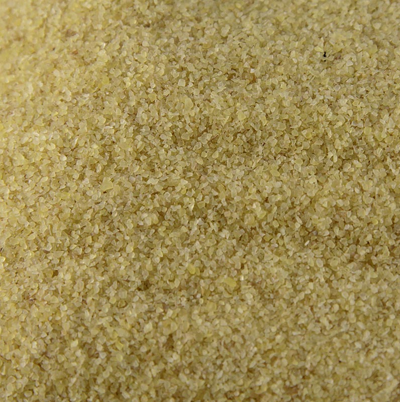 Fein geschälter und gedämpfter Weizengrütze Bulgur, ideal für vegetarische Gerichte Reich an Nährwerten und mit einem Geschmackserlebnis von Haselnüssen Geeignet für Salate und Suppen, mit einer Kochzeit von ca 12 Minuten