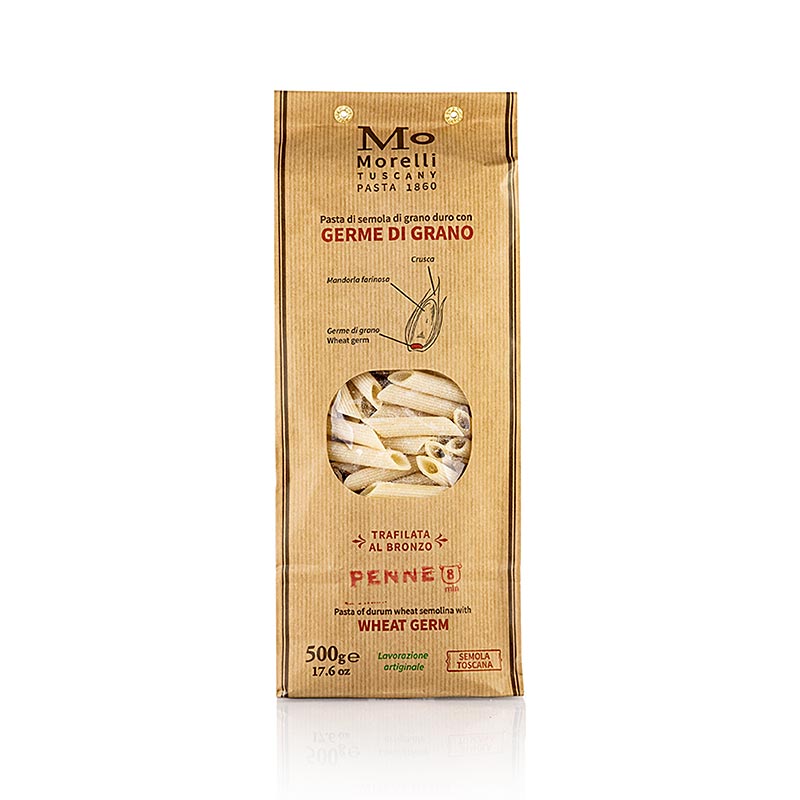 Morelli 1860 Penne, Germe di Grano, mit Weizenkeimen, 500 g