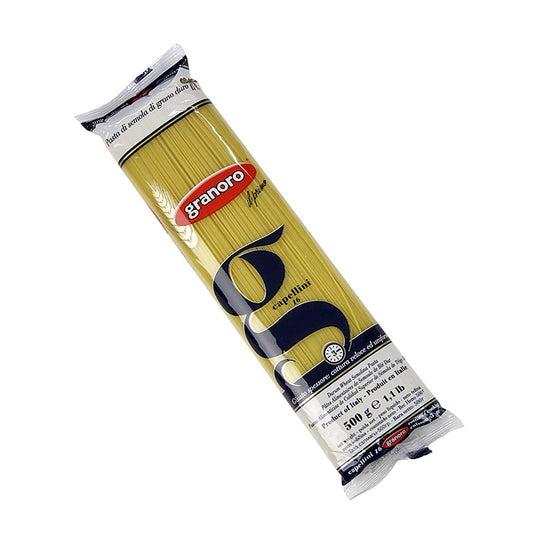 Granoro Capellini, sehr dünne Spaghetti, 1mm, No.16, 12 kg, 24 x 500g