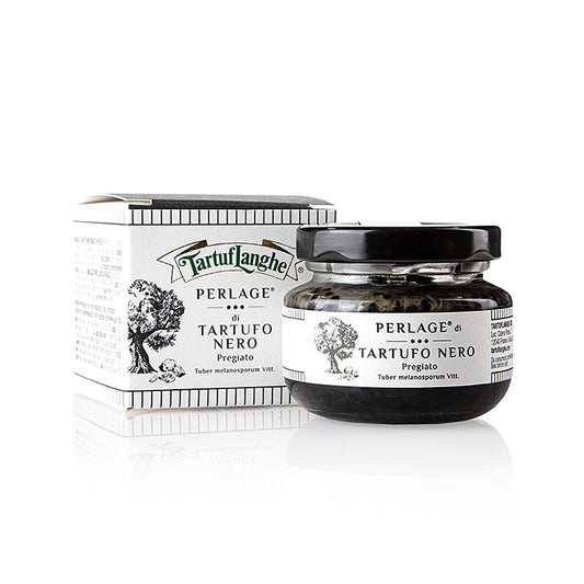 TARTUFLANGHE Caviar de truffes - « Perlage di Tartufo », à base de jus de truffe d'hiver, 50 g