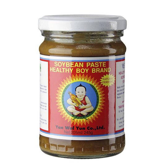 Sojabohnenpaste F1 von Healthy Boy, 245 g, ideal zum Würzen asiatischer Geflügel- und Gemüsegerichte
