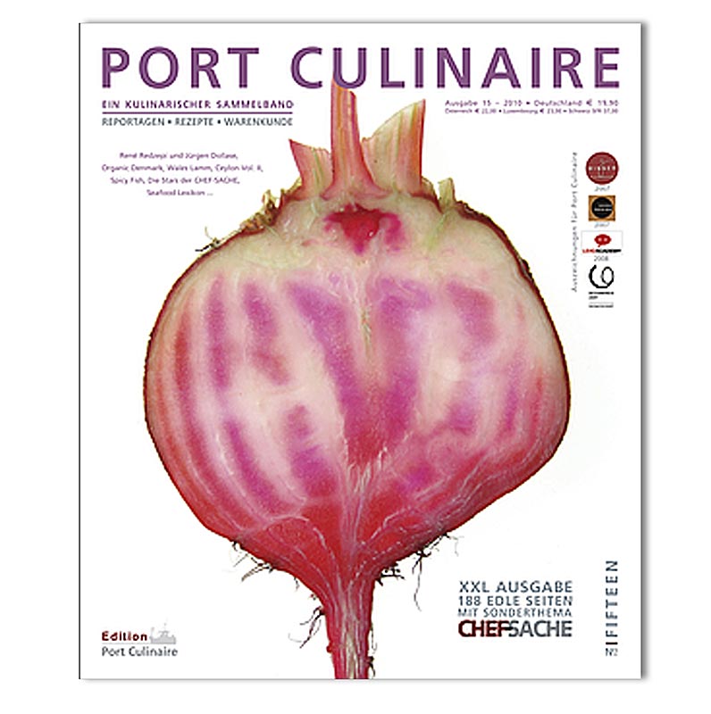 Gourmet Magazin Port Culinaire - Ausgabe 15, bietet Inspiration für Hobbyköche und Profis, exklusive Köstlichkeiten, raffinierte Zutaten und faszinierende Artikel