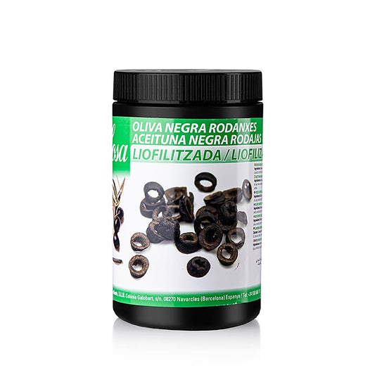 Gefriergetrocknete schwarze Oliven in Scheiben geschnitten, 75 g, Sosa (38114) - Produktbild