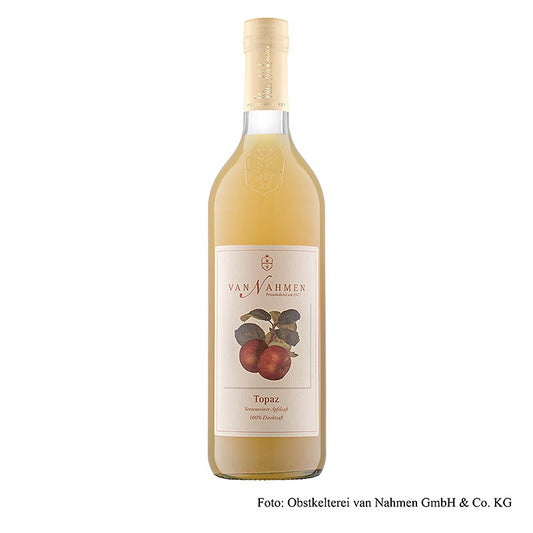 van Nahmen - Topaz Apfelsaft, 100% Direktsaft, BIO, 750 ml