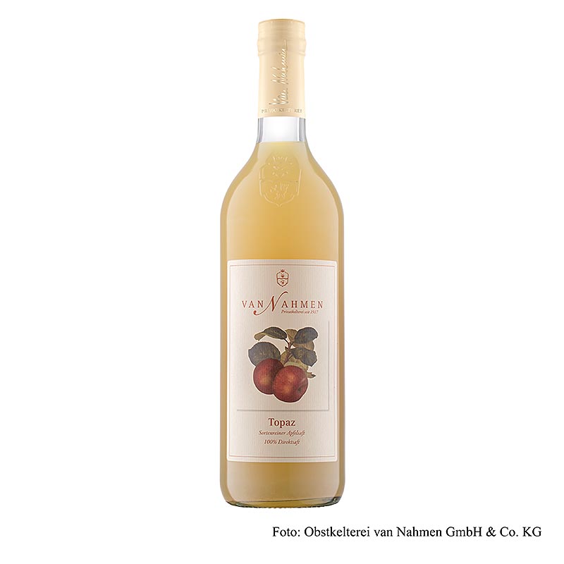 Topaz Apfelsaft (100% Direktsaft) 750ml, Van Nahmen, BIO, 750 ml