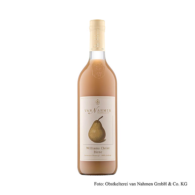 van Nahmen - Williams Christ Birnensaft, 100% Direktsaft, 750 ml