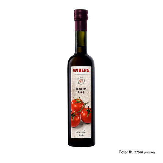 Flasche Wiberg Tomaten-Essig, hergestellt aus dem Saft frischer sonnengereifter Tomaten