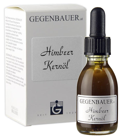 Himbeerkernöl, in der Pipettenflasche, 30 ml - hochwertiges, naturbelassenes Öl mit zartem Himbeeraroma, ideal für die Verfeinerung von Speisen