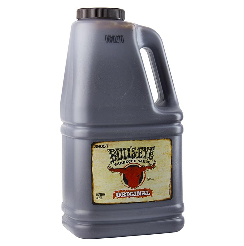 BBQ-Sauce von Bull's Eye, intensiv und rauchig, perfekt zum Marinieren von Fleisch