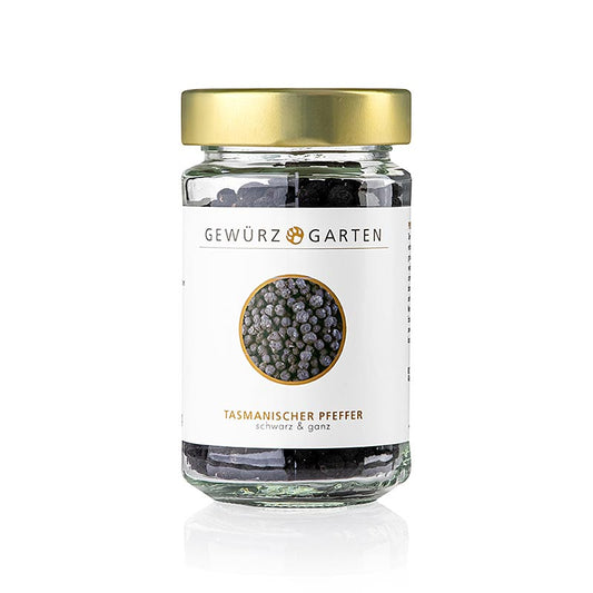 Gewürzgarten Bacche di pepe della Tasmania, nere, intere, 70 g