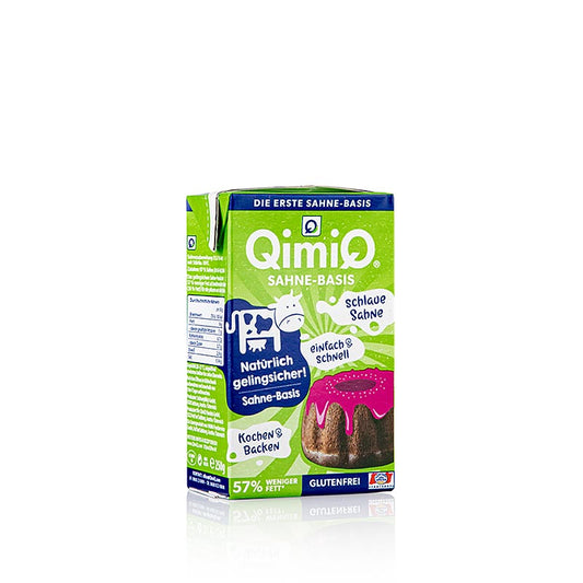 QimiQ Saucenbasis Natur, für sämige Suppen & Saucen, 15% Fett, 250 g - Natürliches Sahne-Produkt für cremige und stabile Konsistenz in warmen Gerichten wie Cremesuppen, Saucen, Rührei und Gratiniermassen