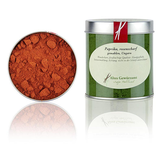 Paprika rosenscharf, Altes Gewürzamt, 80 g - Feinfruchtiger ungarischer Paprika mit intensiver Schärfe, ideal für Ente, Huhn, Gemüse und mehr