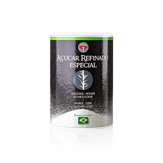 Rohr-Zucker Spezial, weiss, fein für Cocktails, Brasilien, 250 g