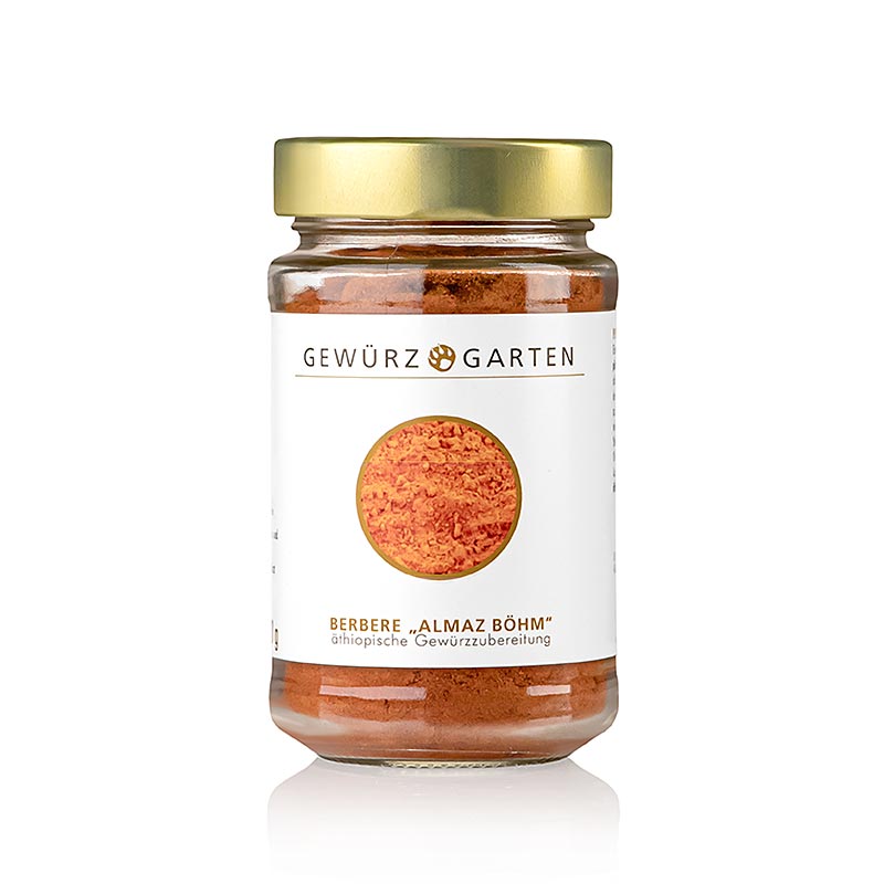 Eine Mischung aus exotischen Gewürzen, pikant-scharf mit dezentem Knoblauch und Cardamom Perfekt für exotische und einfache Gerichte, von Berbere Butter bis zu Schmorgerichten und Gemüse