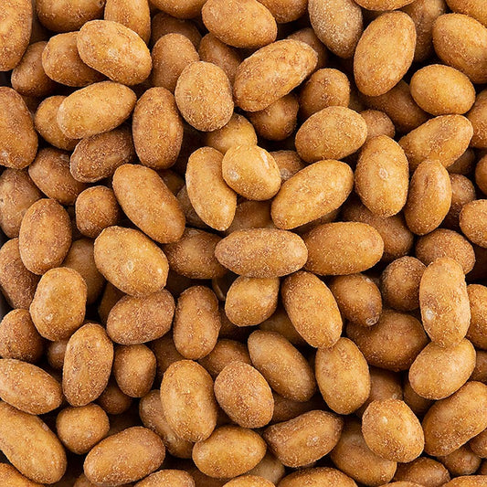 Erdnüsse mit Chili gewürzt und einer pikanten, knackigen Hülle, 1 kg - perfekt als würziger Barsnack