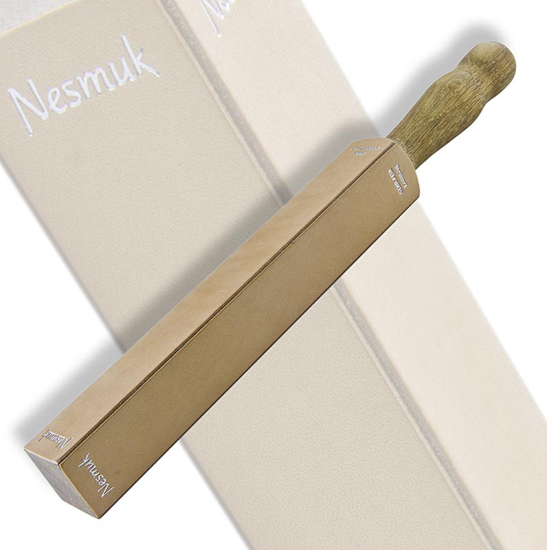 High-quality Nesmuk Streich-/Schleifriemen-Endpolitur with four-sided Diamantschleifpaste, 374cm, for a polished finish, 1 piece