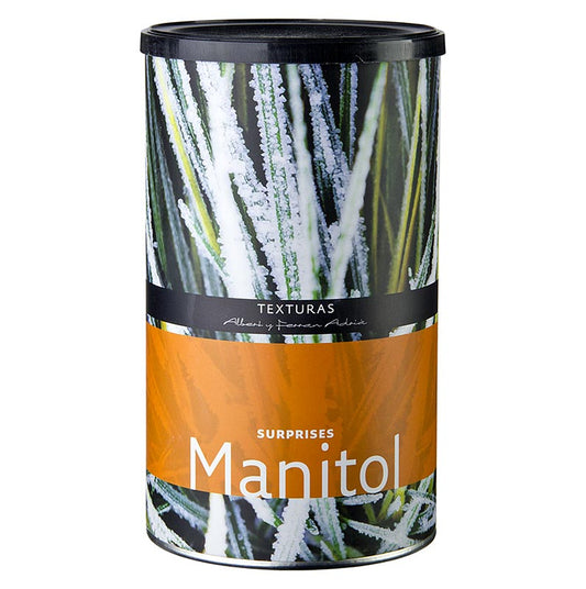 Manitol (Mannit), Zuckerausstauschstoff, Texturas Ferran Adrià, E 421, 700 g - Kristallines Polyol aus Fructose, Algen- oder Pilzzuckern mit geringer Süßkraft, kalt löslich und als Kristallisationsmittel geeignet