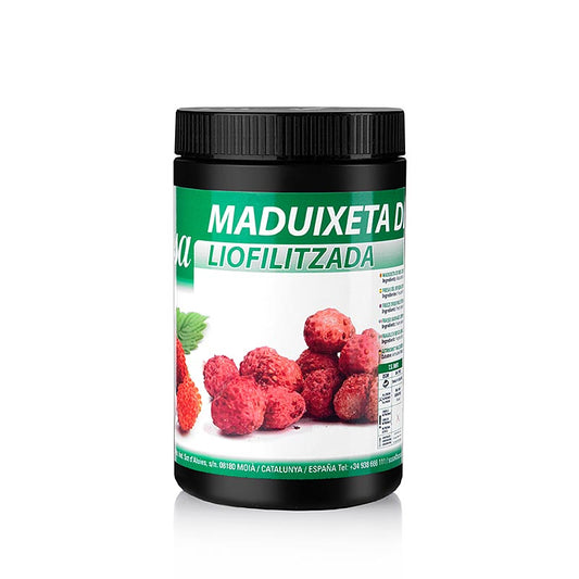 Gefriergetrocknete Schwarze Johannisbeeren von Sosa Crispy, perfekt konserviertes herb-säuerliches Aroma