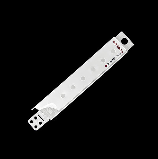Chroma KS-02 Klingenschutz Safe Pro, 13,8x2,5cm, Kunststoffschaft, 1 St - A professional knife guard with plastic handle, 138x25cm