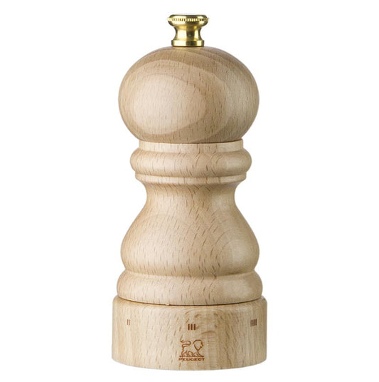 Peugeot Moulin à poivre PARIS U'SELECT, hauteur 12cm, réglable, hêtre naturel, 1 pc