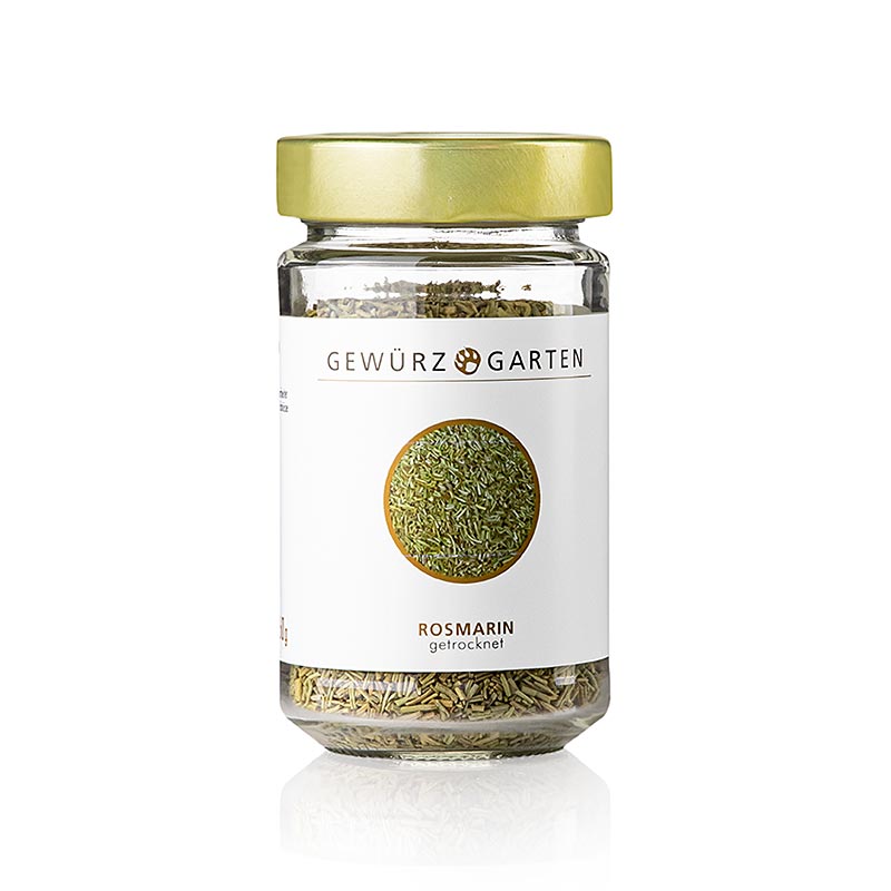 Getrockneter Rosmarin, 60 g, hocharomatisch, ideal für Fleischgerichte, mediterranes Gemüse, Kartoffeln und zum Grillen - vielseitige Würze für zahlreiche Gerichte