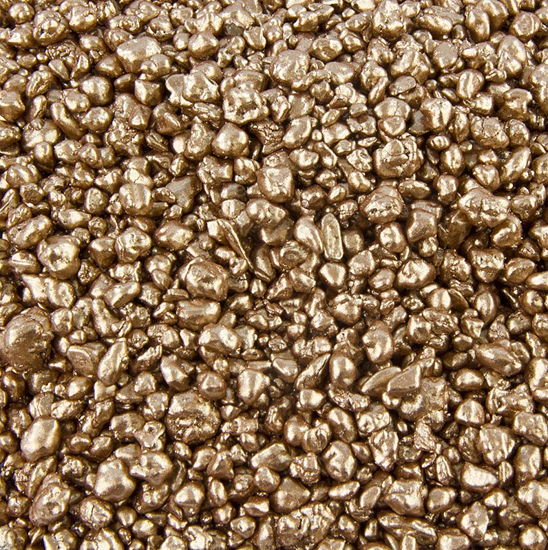 Knallbrause, bronzefarben, mit Schoko-Ummantelung, Kipetti, 250 g: Dekorative, knackend-knallende Überraschung für Desserts und Gebäck