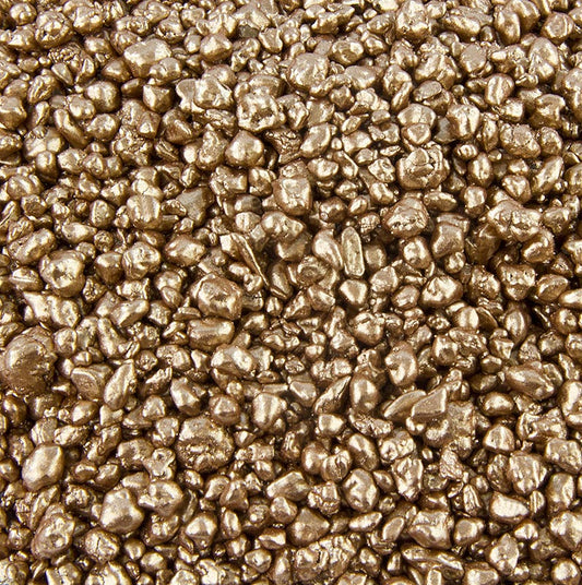 Knallbrause, bronzefarben, mit Schoko-Ummantelung, Kipetti, 250 g: Dekorative, knackend-knallende Überraschung für Desserts und Gebäck