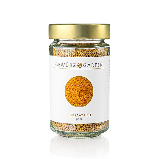 Graines de moutarde Gewürzgarten , claires, 160 g