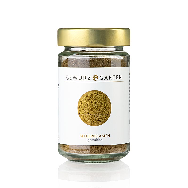 Selleriesamen, gemahlen, 90 g - Aromatische Zutat für Suppen, Saucen und Brotwürze