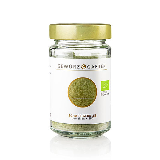 Gemahlener BIO Schabzigerklee aus dem Gewürzgarten in 60g-Packung, ideal für mediterrane und indische Küche