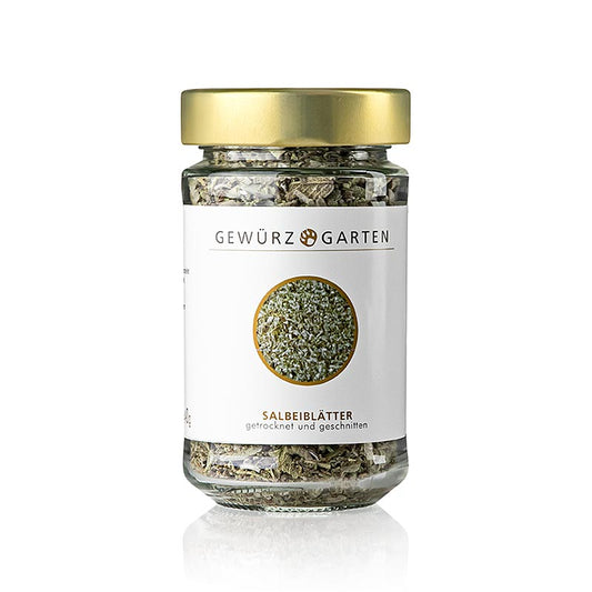 Getrocknete, geschnittene Salbeiblätter, 40 g - Kräftiges, aromatisches Gewürz für Fleisch, Pasta und Tee Hilft bei Halsschmerzen und Verdauung