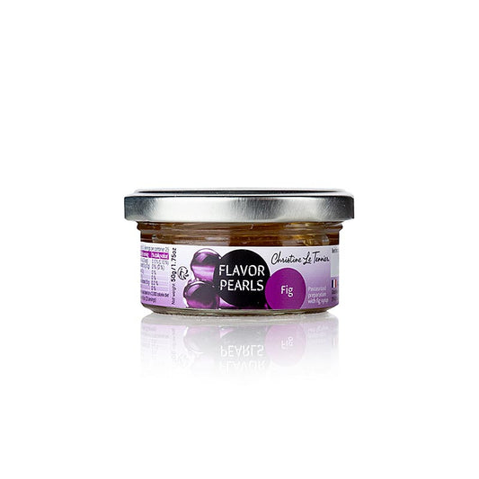 Caviale di frutta "Fico", granelli da 5 mm, sferette, Les Perles, 50 g