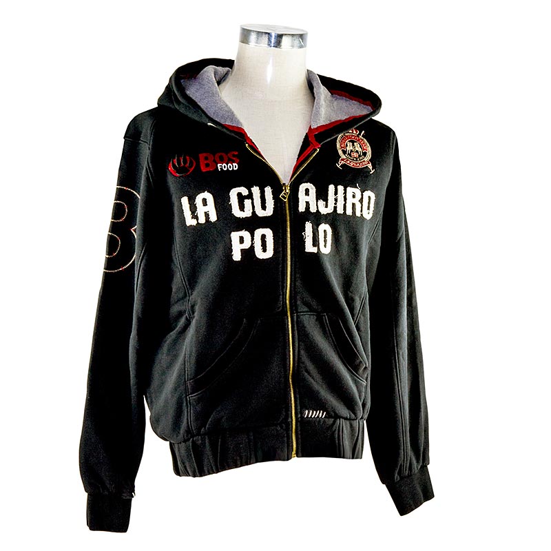 EDITION BOS FOOD Kapuzenjacke La Guajiro, schwarz/rot, Damen Gr. XL, 1 St