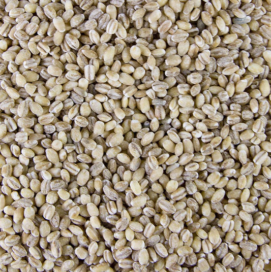 Bio-Gerste, geschält und ganz, kann für Suppen, Aufläufe und Risotto verwendet werden, mit niedrigem Glutengehalt Ideal für Keimlinge in Müsli und Salaten