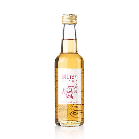 Deutsche Blütensekt Manufaktur - Blütensirup Japanische Kirschblüte, 1:10, BIO, 250 ml