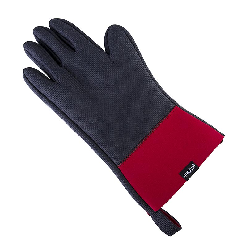 Hitzebeständiger Neoprenhandschuh für den Schutz der Hände beim Kochen bis 220°C Ideal für heiße Pfannen, Auflaufformen und Grills Flexible Neoprenmaterial bietet Tragekomfort und guten Griff Geeignet für Hobbyköche und Gastronomie-Profis